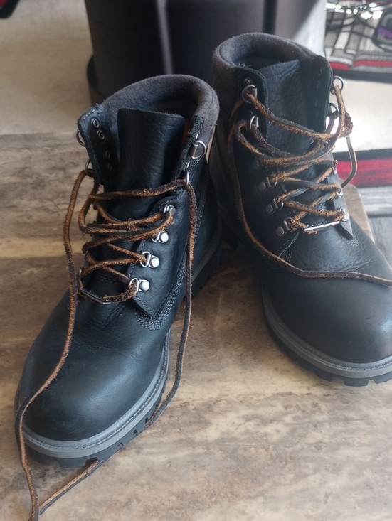Timberland Other - Timberland Black and Brown Lace-Up Work Boots